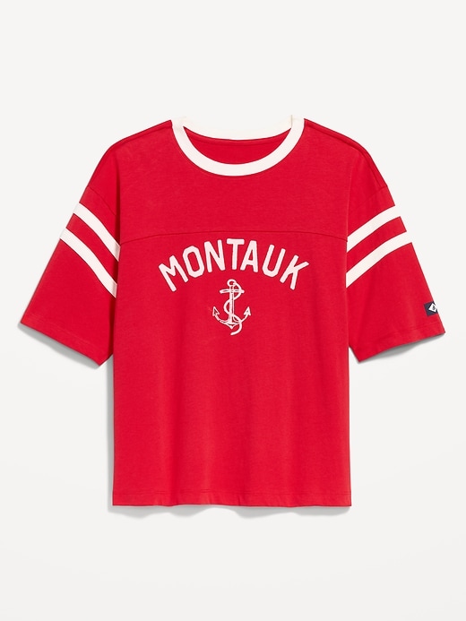 Image number 5 showing, Short-Sleeve Loose Crew-Neck T-Shirt