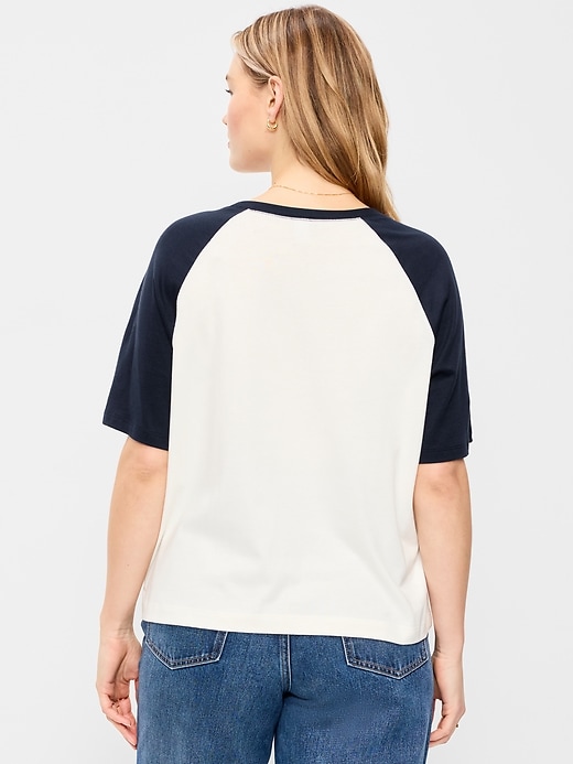 Image number 6 showing, Vintage Crew-Neck Raglan T-Shirt