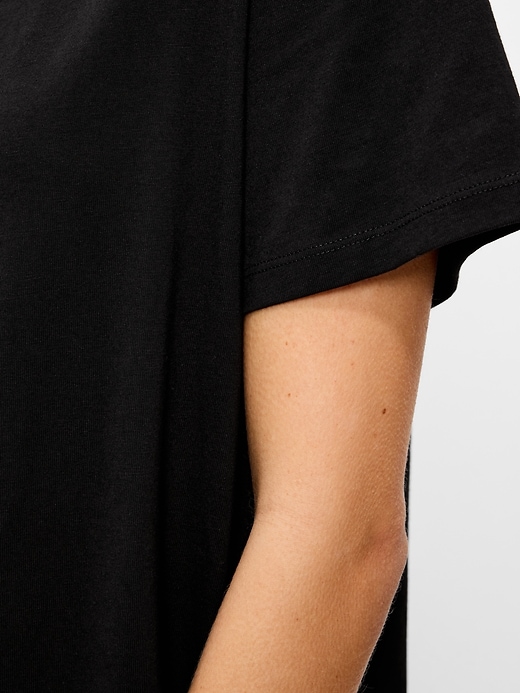 Image number 5 showing, Vintage Crew-Neck Mini T-Shirt Dress