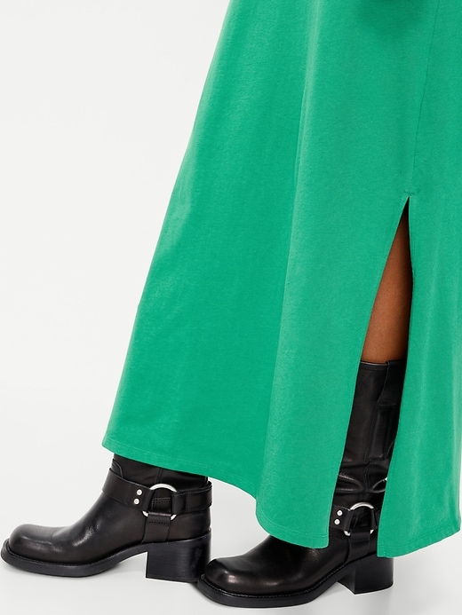 Image number 6 showing, Vintage Crew-Neck Maxi Dress