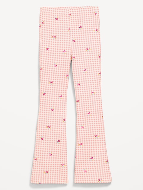 High-Waisted Flared Leggings for Girls