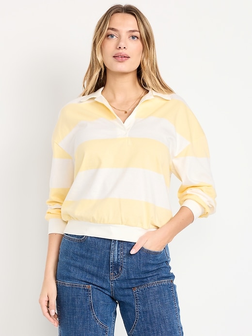 L'image numéro 1 présente Haut de rugby à manches longues