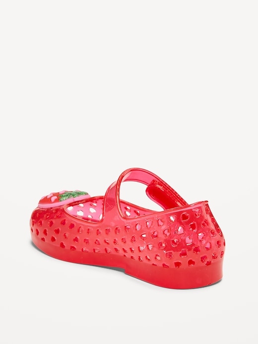 Image number 4 showing, Jelly Mary-Jane Flats for Toddler Girls