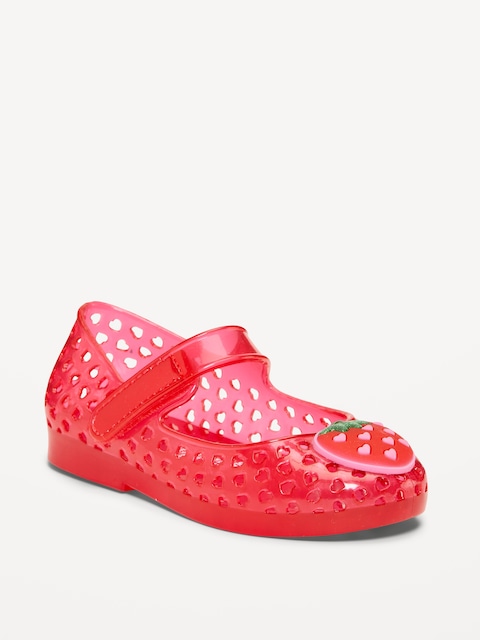 Jelly Mary-Jane Flats for Toddler Girls