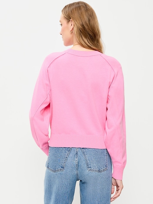 Image number 2 showing, SoSoft Lite Crew-Neck Cropped Sweater