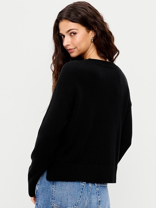 Image number 2 showing, Crew-Neck Canada Flag-Graphic Sweater