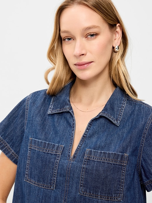 L'image numéro 4 présente Haut à enfiler à deux poches