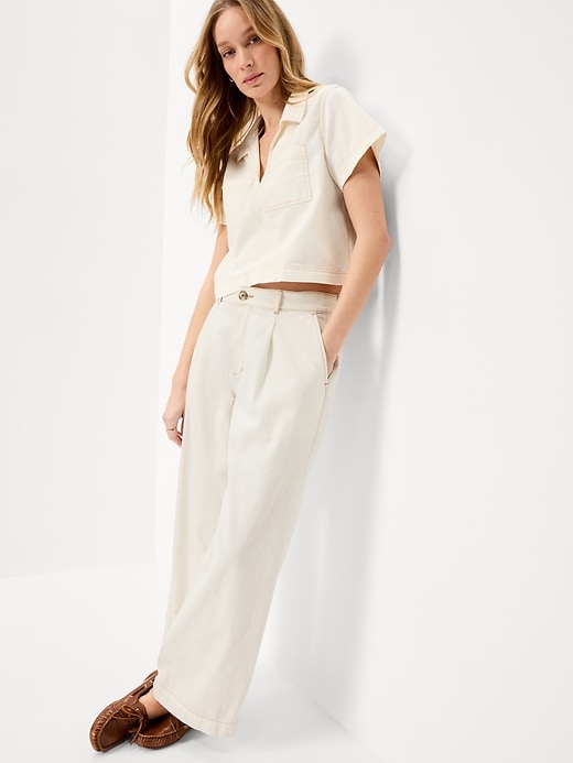 L'image numéro 3 présente Haut à enfiler à deux poches