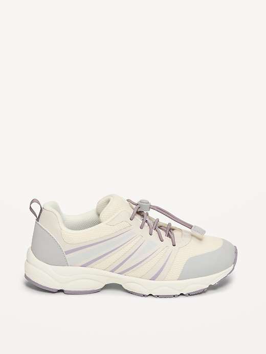 L'image numéro 3 présente Chaussures de sport avec lacets à bâtonnet pour fille