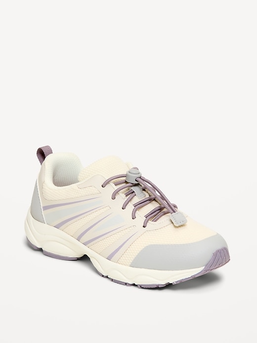 L'image numéro 1 présente Chaussures de sport avec lacets à bâtonnet pour fille