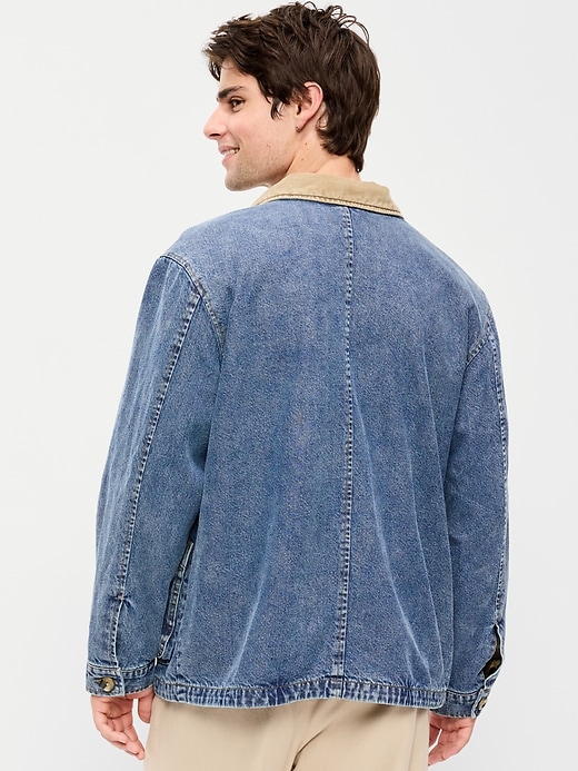Image number 2 showing, Loose Jean Workwear Jacket