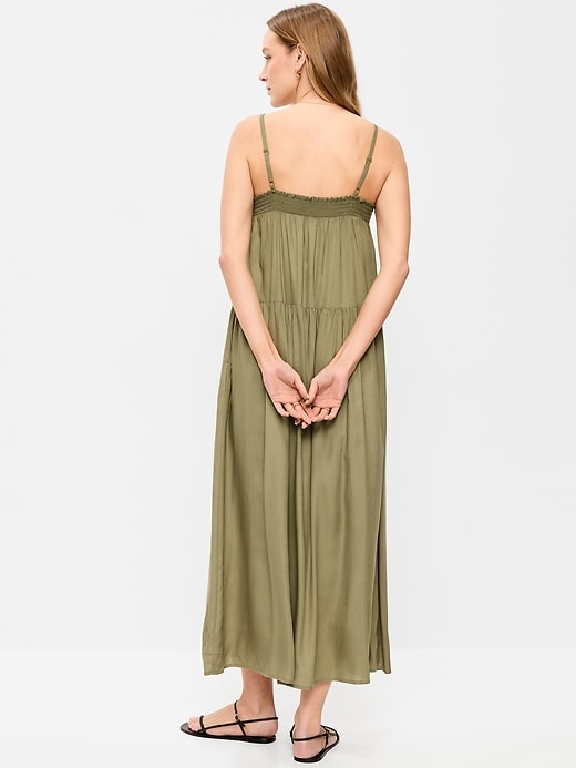 Image number 2 showing, Airy Smocked Maxi Dress