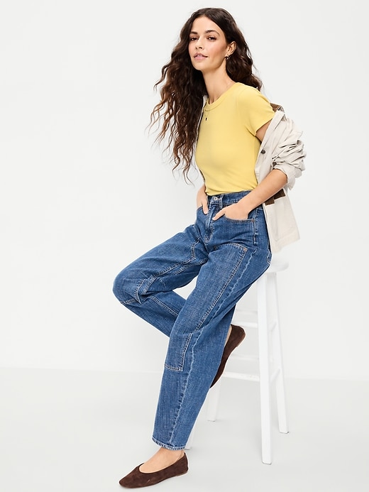 Image number 3 showing, Snug Crop T-Shirt