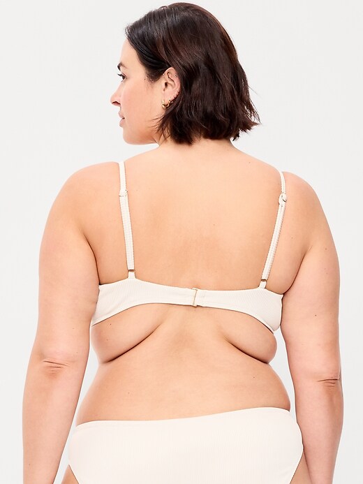 L'image numéro 8 présente Haut de bikini côtelé