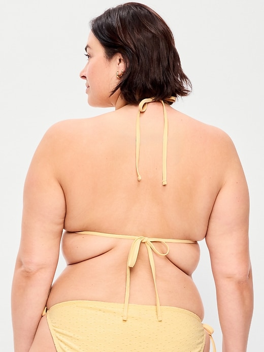 Image number 8 showing, Triangle String Bikini Swim Top