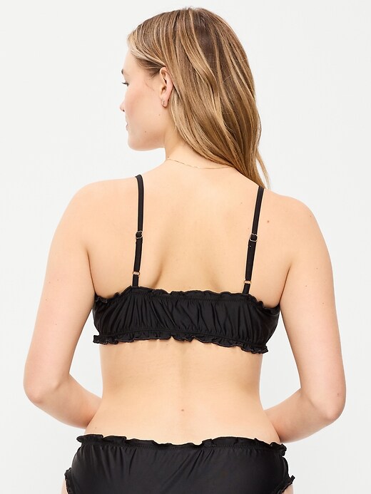 Image number 6 showing, Scoop-Neck Ruffle Swim Top