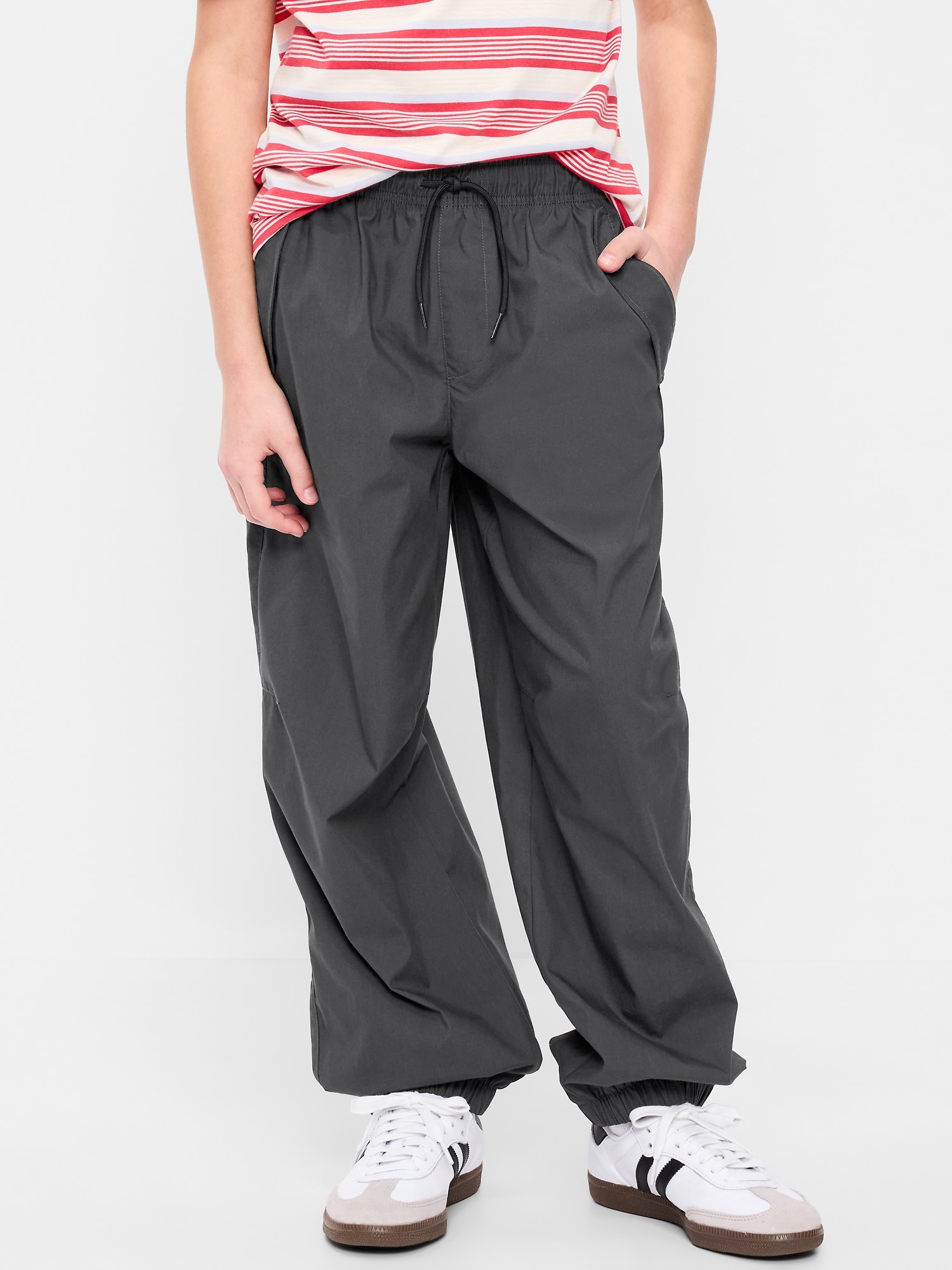 Baggy Parachute Jogger Pants for Boys