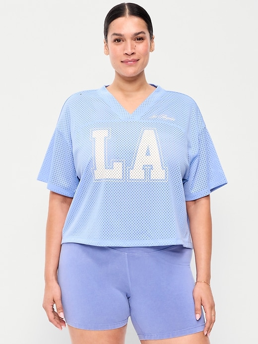 Image number 7 showing, Mesh Jersey Football Top