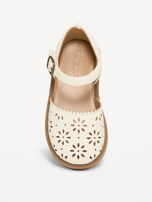 Image number 2 showing, Faux-Leather Chunky Ballet Sandals for Toddler Girls