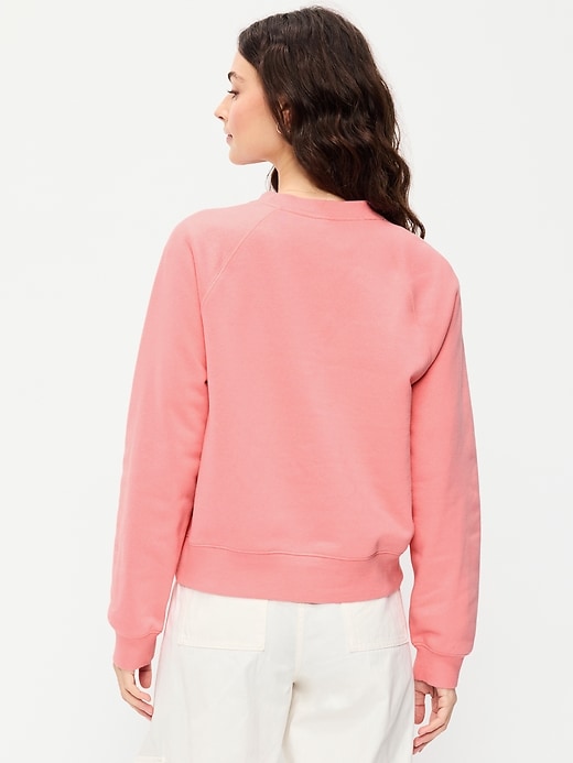 L'image numéro 2 présente Chandail en coton ouaté rétro à logo imprimé