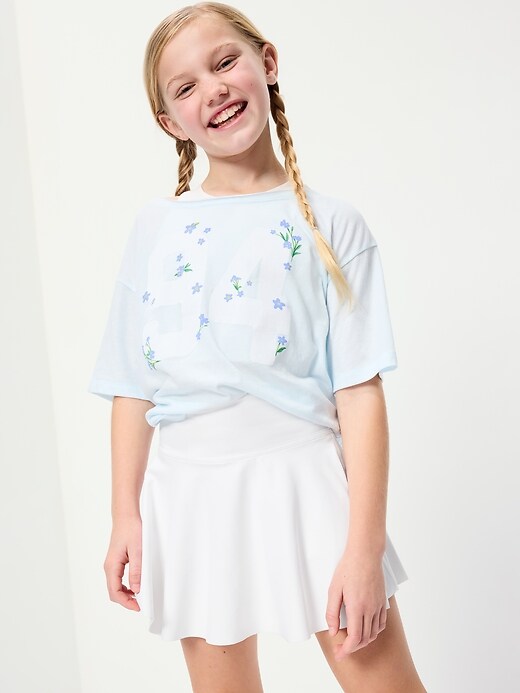 L'image numéro 3 présente Jupe-short à taille haute PowerSoft pour fille