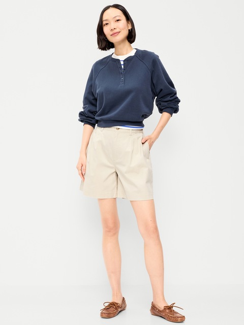 High-Waisted OGC Chino Shorts -- 6-inch inseam