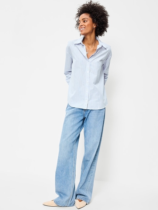 L'image numéro 3 présente Chemise boutonnée avec lien à nouer au dos