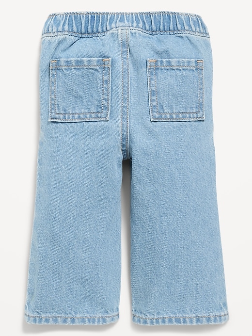 Image number 2 showing, Pull-On Baggy Utility Jeans for Baby