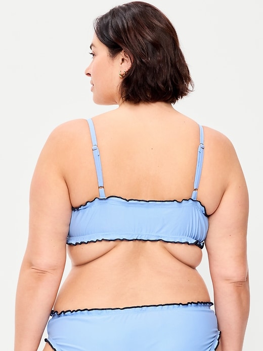 L'image numéro 8 présente Haut de bikini à encolure dégagée