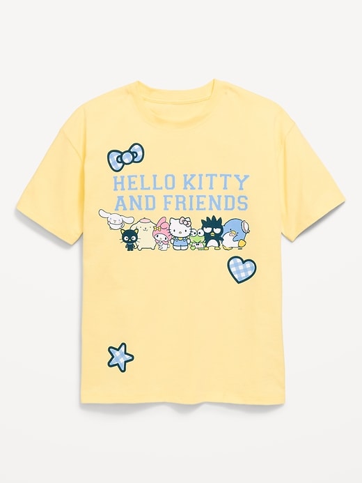 Image number 1 showing, Hello Kitty® Oversized Graphic T-Shirt for Girls