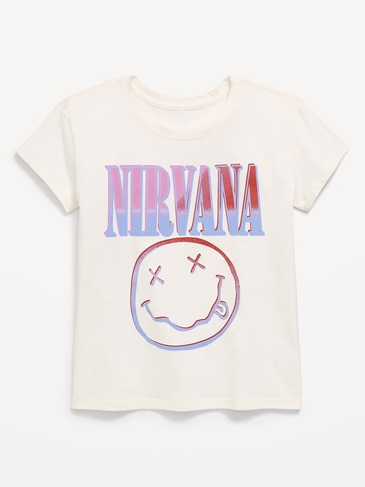 L'image numéro 1 présente T-shirt à imprimé Nirvana™ pour fille