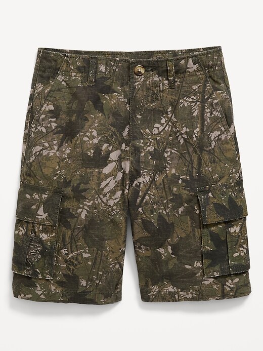 Image number 4 showing, Knee Length Baggy Ripstop Cargo Shorts for Boys