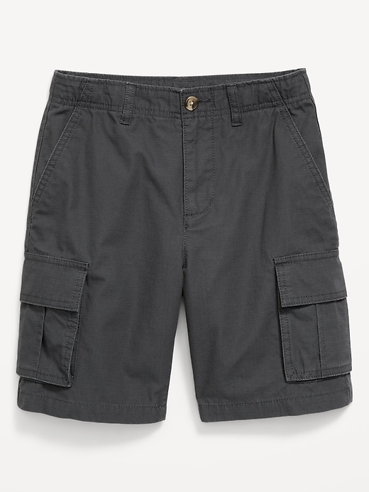 Image number 4 showing, Knee Length Baggy Ripstop Cargo Shorts for Boys