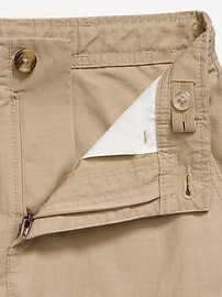 Image number 5 showing, Knee Length Baggy Ripstop Cargo Shorts for Boys