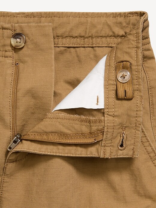 Image number 5 showing, Knee Length Baggy Ripstop Cargo Shorts for Boys