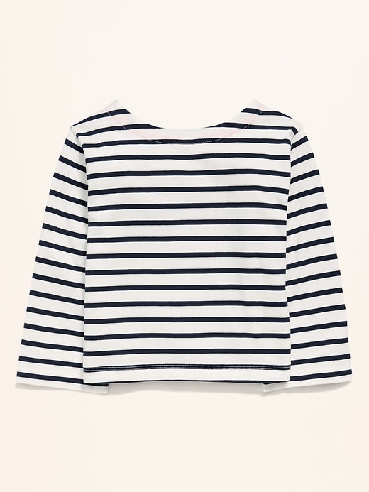 Image number 3 showing, Old Navy x Disney Mickey Mouse & Minnie Mouse Boxy Boat-Neck T-Shirt for Toddler Girls