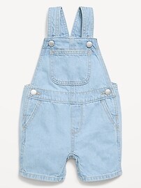 Image number 1 showing, Baggy Jean Shortalls for Baby