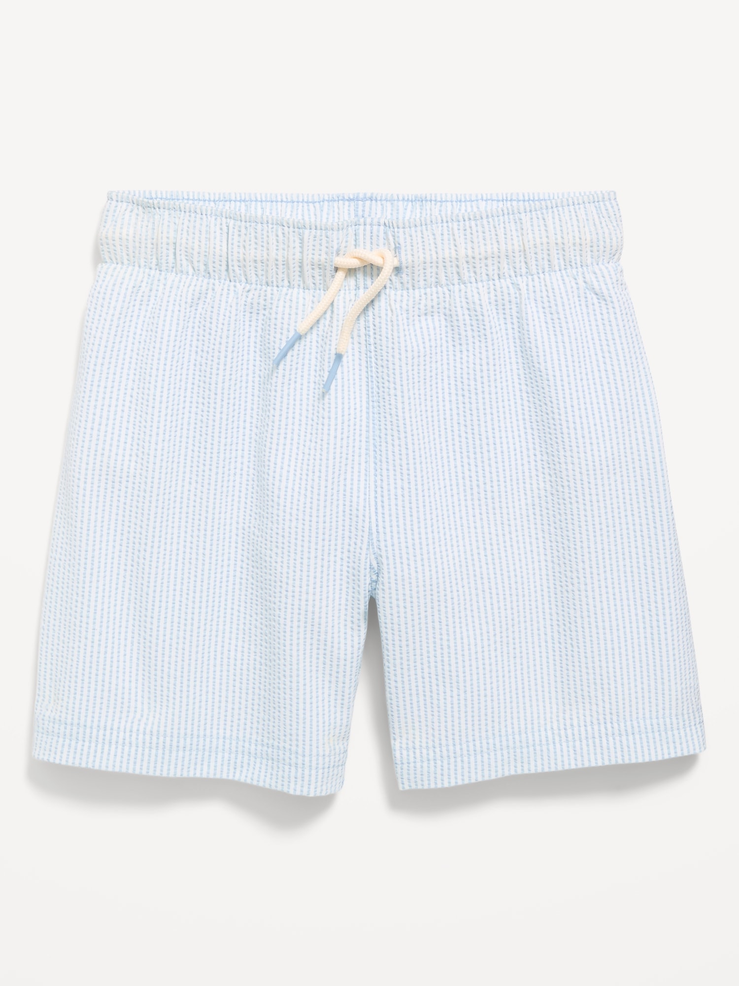 Printed Textured Swim Trunks for Toddler Boys