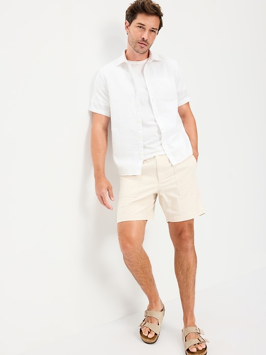 Image number 3 showing, Classic Fit Everyday Linen-Blend Shirt