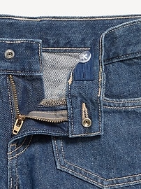 Image number 4 showing, Low-Rise Utility Jean Shorts for Girls