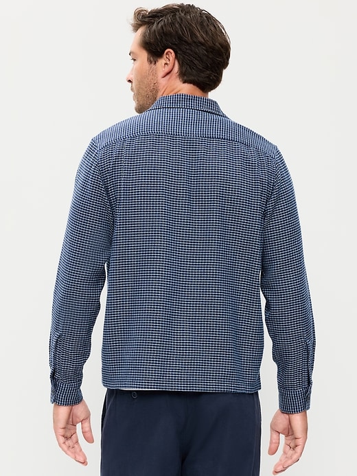 Image number 2 showing, Long-Sleeve Textured Camp Shirt