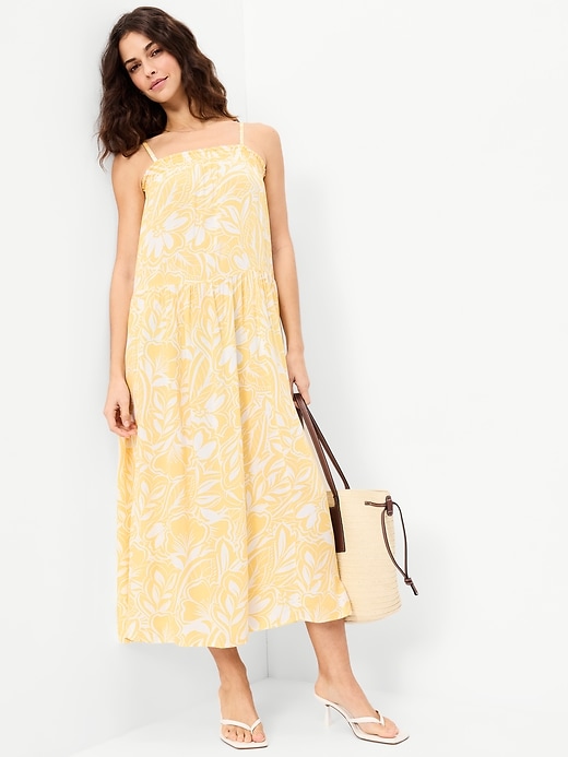 Image number 3 showing, Airy Smocked Maxi Dress