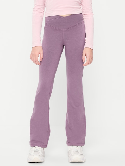 LEGGING POWERCHILL JAMBE ÉVASÉE À TAILLE HAUTE CROISÉE POUR FILLE