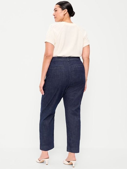 L'image numéro 8 présente Pantalon Pixie droit à taille haute