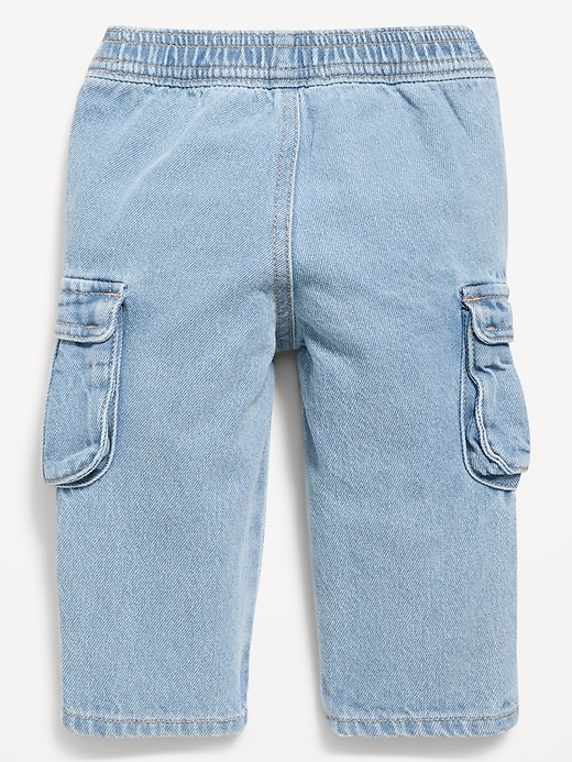 Image number 2 showing, Baggy Barrel-Leg Cargo Jeans for Baby