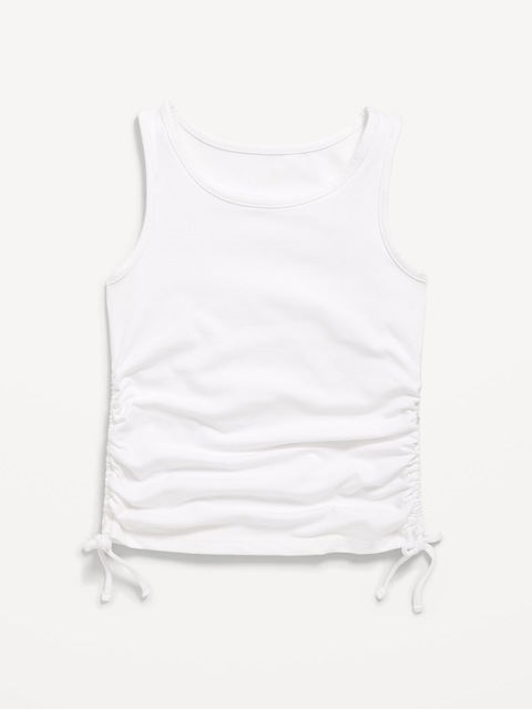 Side-Ruched Tank Top for Girls