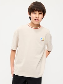 Image number 1 showing, Oversized Short-Sleeve Graphic T-Shirt for Boys
