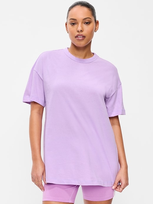 Image number 1 showing, Oversized EveryWear Tunic T-Shirt