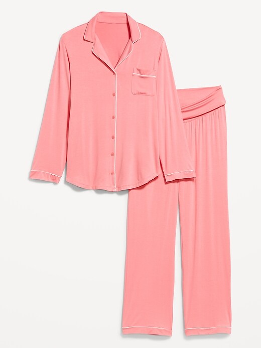 Image number 1 showing, Maternity Classic Pajama Set