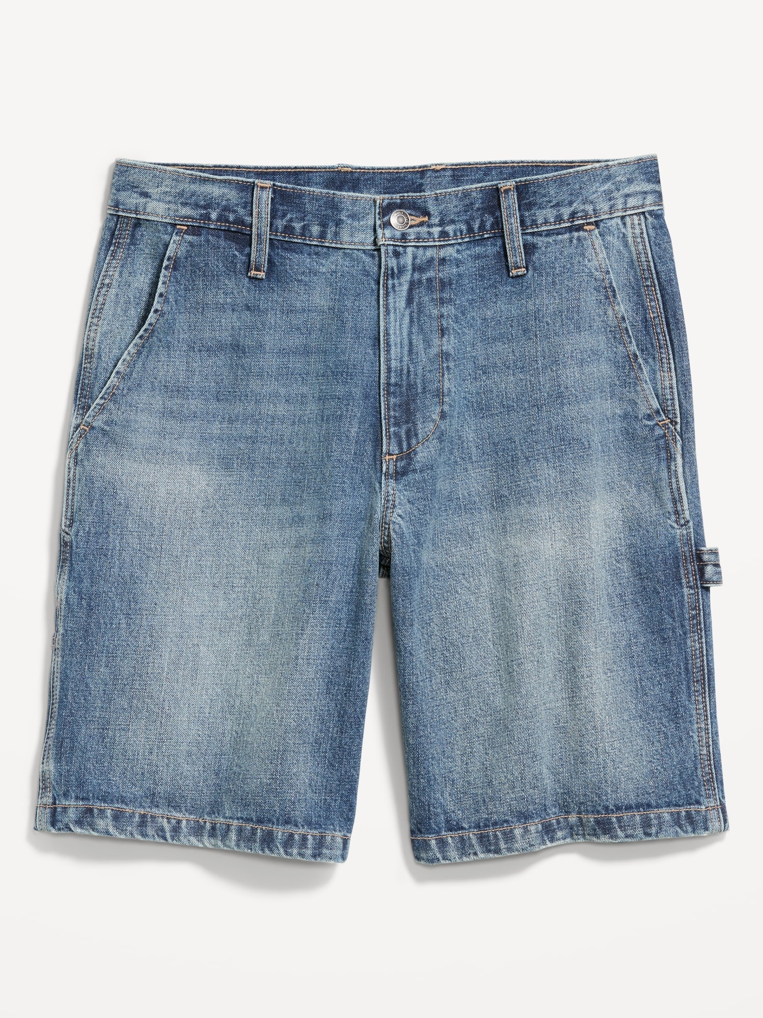 Baggy Tech Carpenter Jean Shorts-- 10-inch inseam